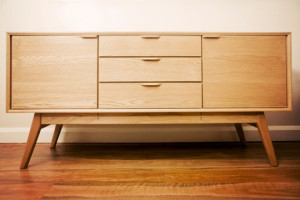2. Retro_sideboard, White Oak